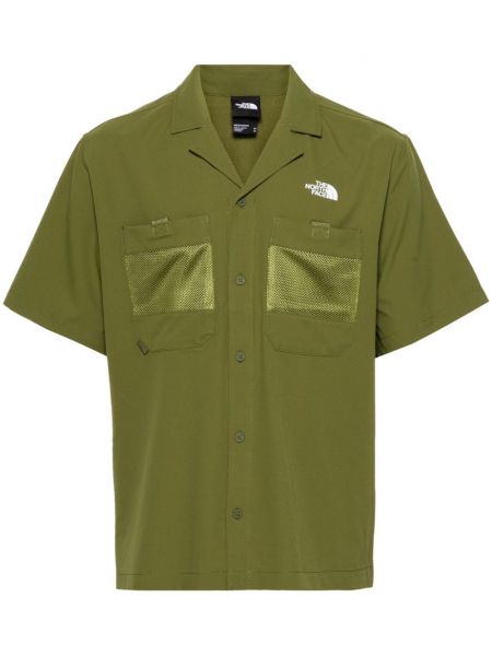 Krekls ar apdruku The North Face zaļš