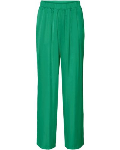 Широки панталони тип „марлен“ Vero Moda зелено