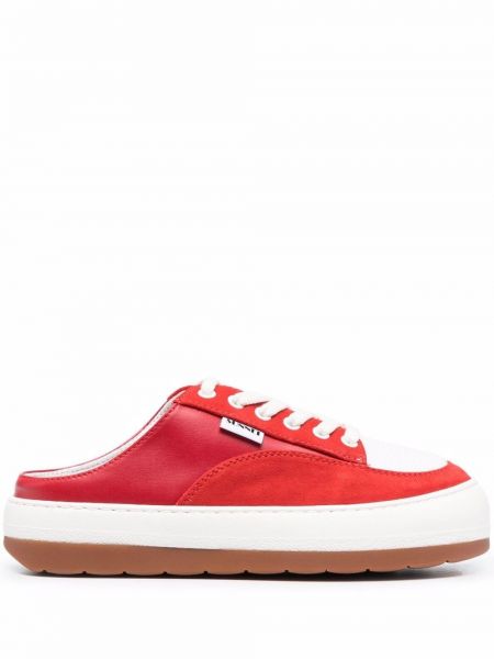 Sneakers con lacci Sunnei rosso