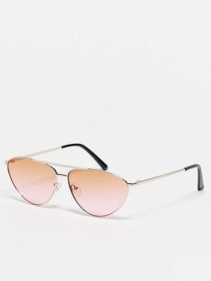 Солнцезащитные очки-авиаторы South Beach из золота розового