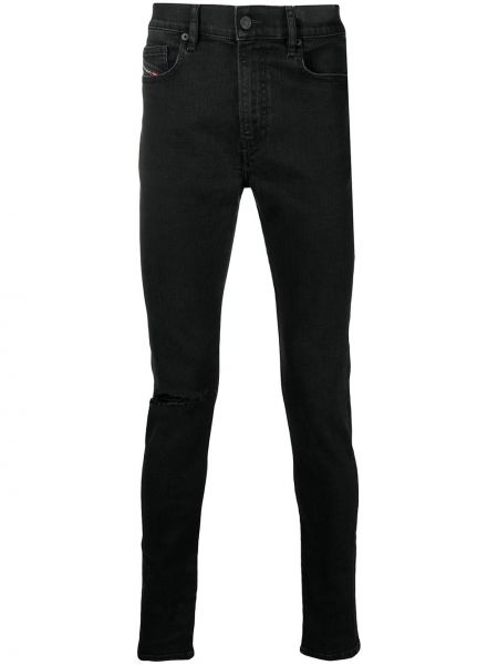 Skinny jeans Diesel svart