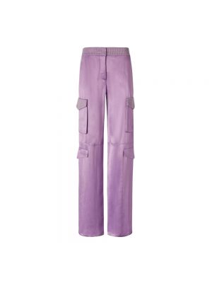 Szerokie spodnie Genny fioletowe