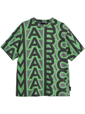 T-shirt con stampa Marc Jacobs verde