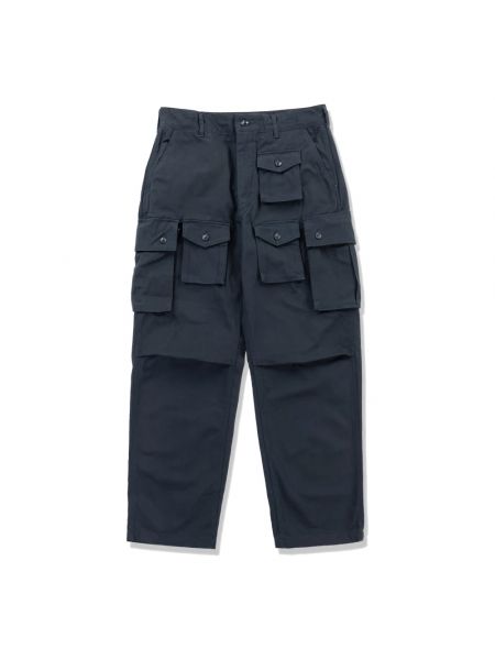 Spodnie cargo Engineered Garments niebieskie