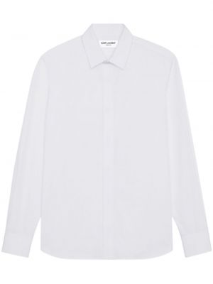 Hemd aus baumwoll Saint Laurent weiß