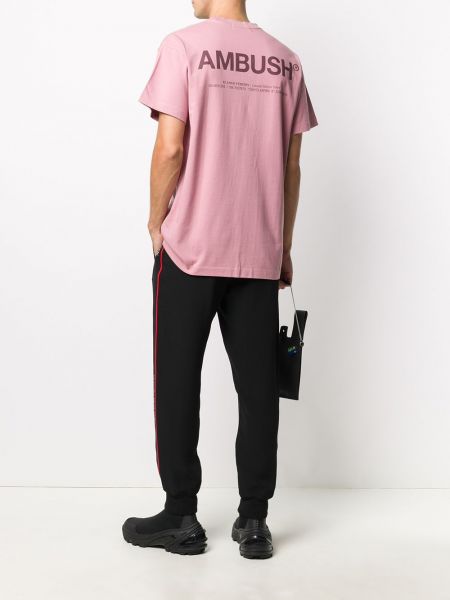 Camiseta con estampado Ambush rosa