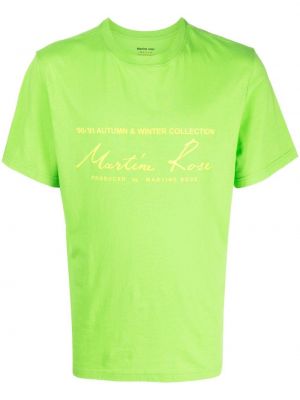 Bavlněné tričko s potiskem Martine Rose