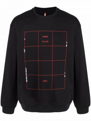 Sweatshirt mit rundhalsausschnitt Oamc schwarz