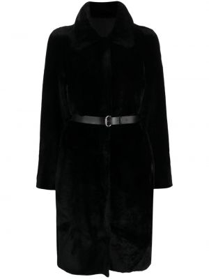 Beidseitig tragbare mantel Desa 1972 schwarz