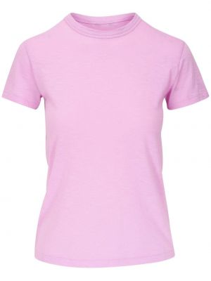 Bavlnené tričko Vince fialová