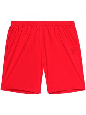 Tikitud lühikesed püksid Ami Paris punane