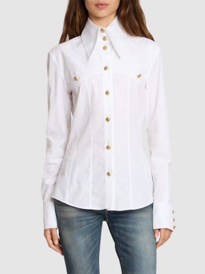 Риза Balmain бяло