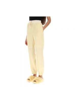 Pantalones de chándal de lana Jil Sander amarillo