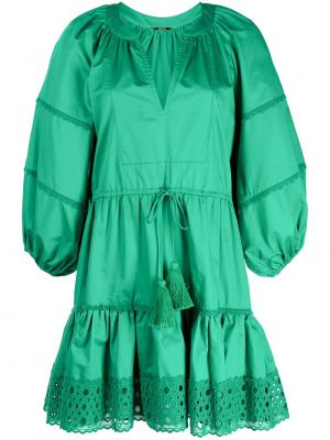 Zelené mini šaty bavlněné Alexis