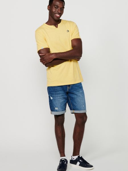 Marškinėliai Koroshi geltona