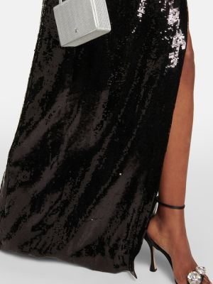 Μάξι φόρεμα Nili Lotan μαύρο