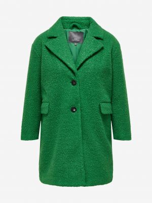 Kabát Only Carmakoma zelený