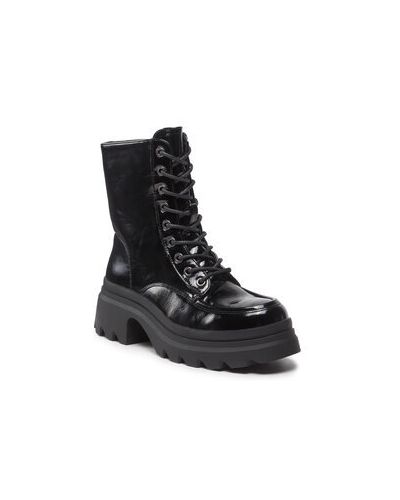 Členkové topánky Deezee čierna