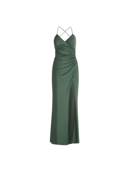 Elegantes abendkleid mit v-ausschnitt Vera Mont grün