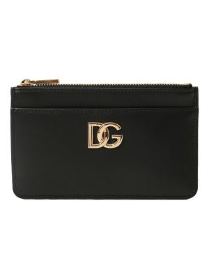 Кожаный кошелек Dolce & Gabbana черный