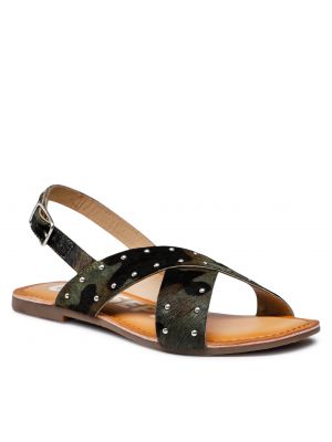 Maskáčové sandále Gioseppo zelená