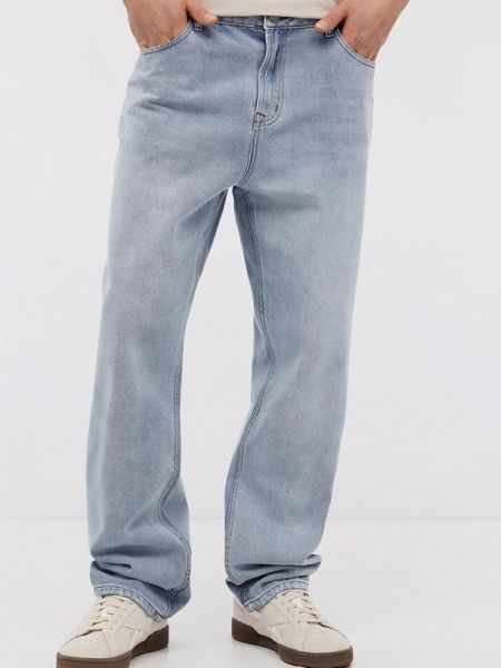 Прямые джинсы Baon голубые