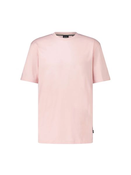 T-shirt aus baumwoll mit rundem ausschnitt Hugo Boss pink