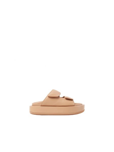 Leder sandale Paloma Barcelo beige