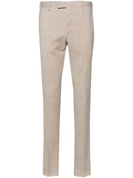 Pantalon en laine skinny Pt Torino beige