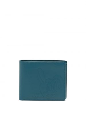 Kožená peněženka Ps Paul Smith modrá