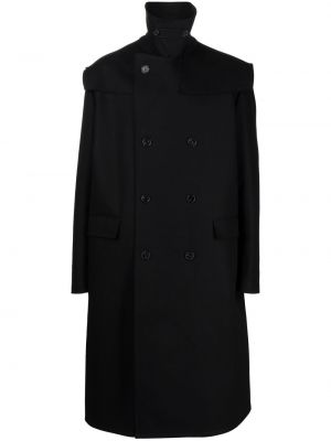 Oversized παλτό Raf Simons μαύρο