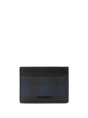 Kostkovaná kožená peněženka Burberry