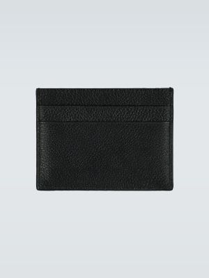 Kožená kožená peňaženka Balenciaga čierna