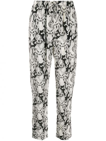 Pantalones con estampado con estampado abstracto See By Chloé blanco