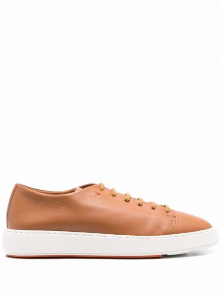 Lær sneakers Santoni brun