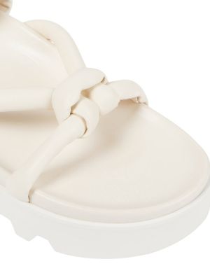Kožené sandále Simkhai biela