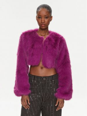 Palton de blană Only violet