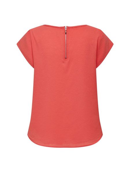 Блузка с коротким рукавом Only оранжевая