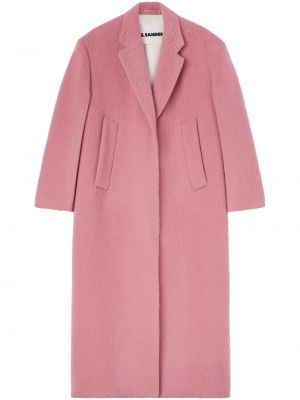 Oversized παλτό Jil Sander ροζ