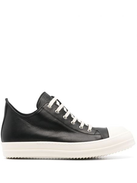 Læder sneakers Rick Owens sort