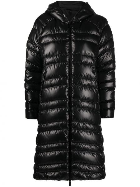 Παλτό με φερμουάρ Moncler μαύρο