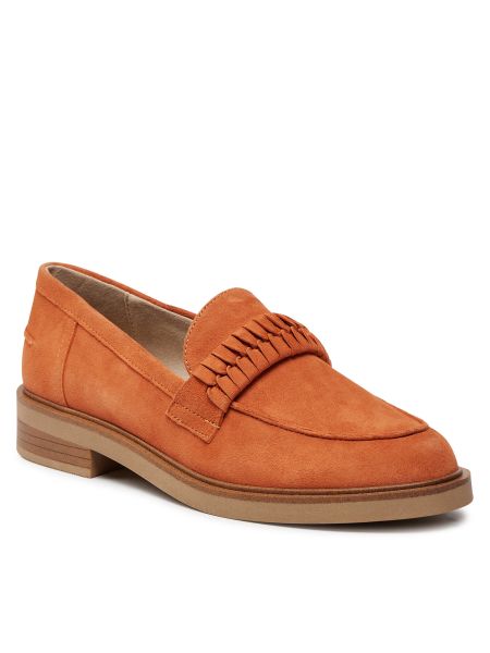 Pantofi loafer Caprice portocaliu