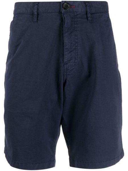 Pamučne bermuda kratke hlače Ps Paul Smith plava