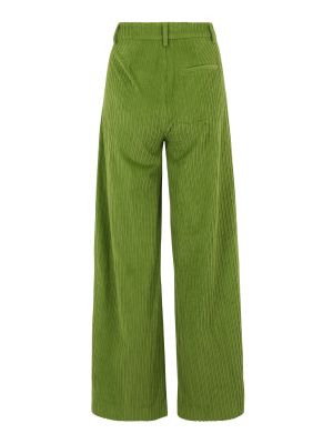 Voľné bavlnené priliehavé nohavice Gestuz zelená