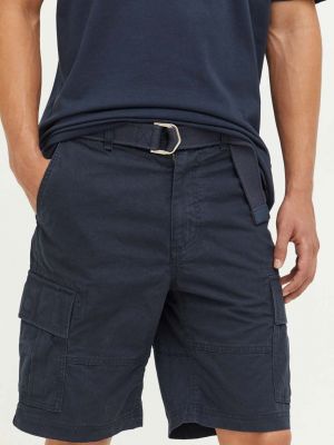 Pamučne kratke hlače Superdry plava