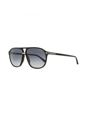 Okulary przeciwsłoneczne oversize Tom Ford Eyewear czarne
