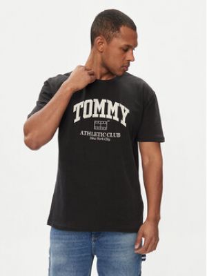 Tričko Tommy Jeans černé