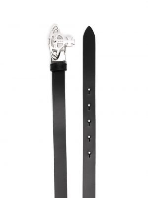 Leder gürtel mit schnalle Vivienne Westwood schwarz
