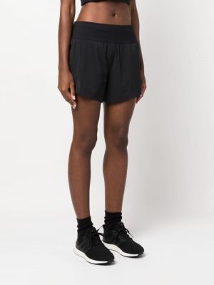 Shorts de sport en tricot ajourées On Running noir
