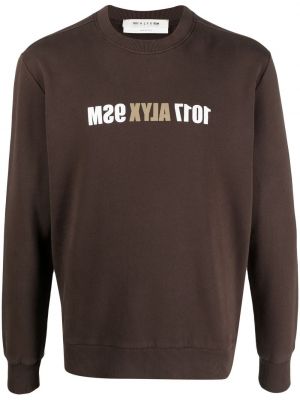 Sweatshirt mit print 1017 Alyx 9sm braun
